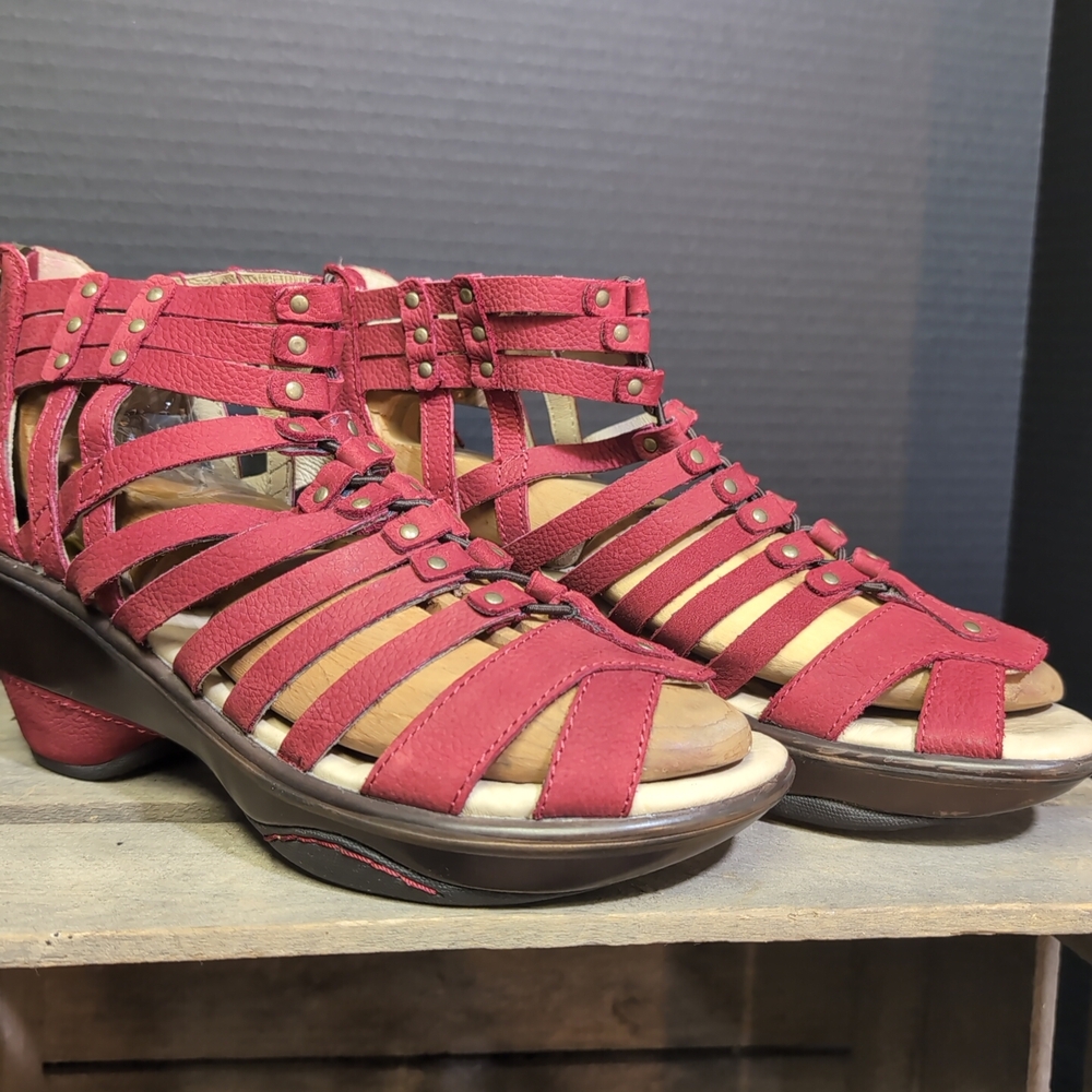 Sugar Red Multi-Strap Sandals